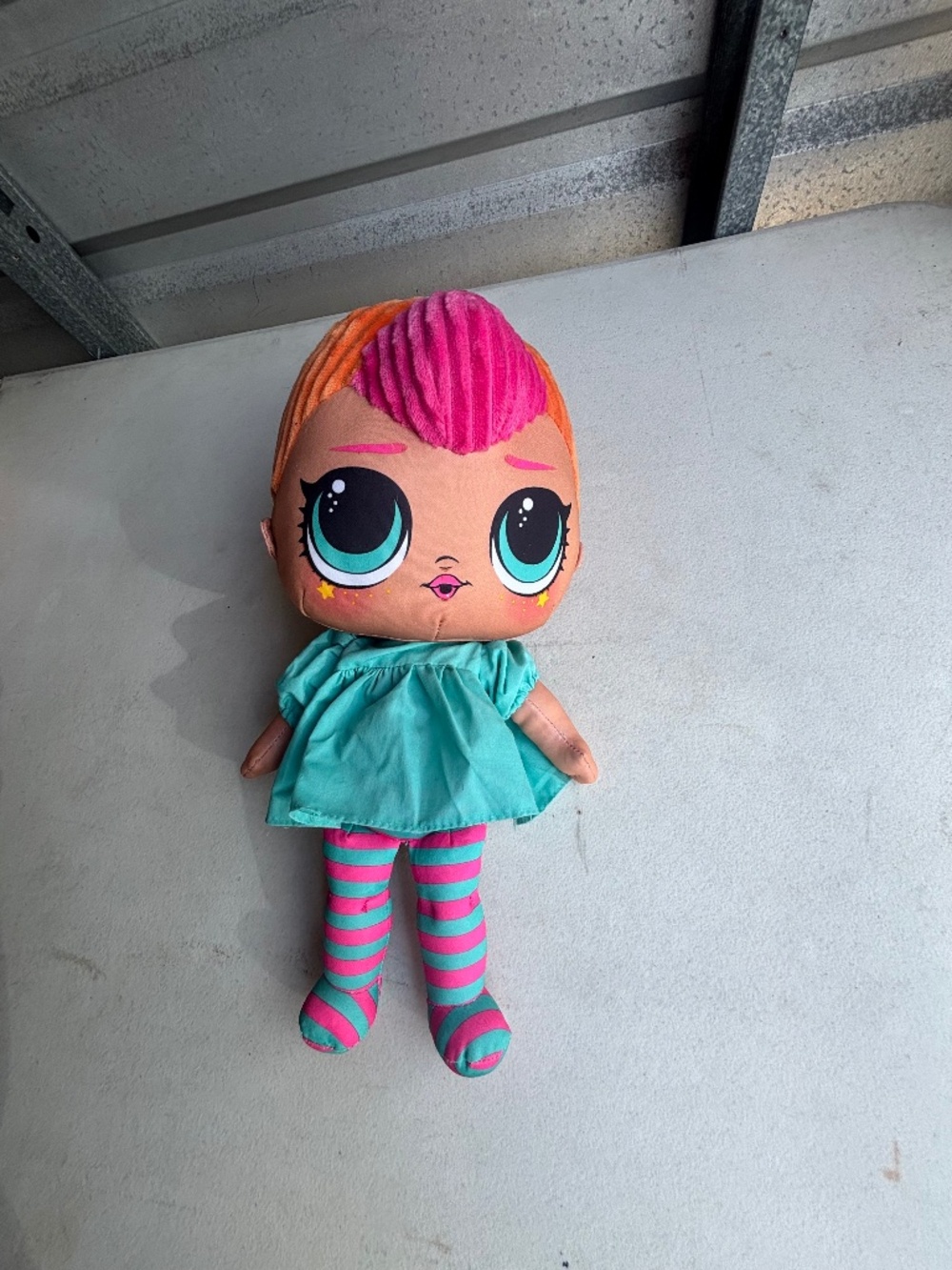 LOL Surprise Neon QT Huggable Plush Doll Stuffed 16" MGA